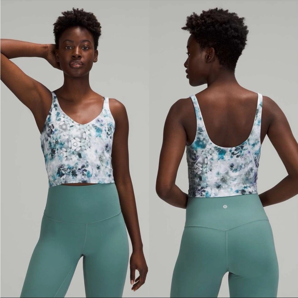 Lululemon Women’s Align Tank Top‎ Crop Kaleidofloral Multi Size 12